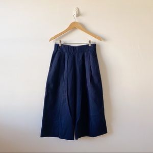 GAP High Waisted Wide Leg Cropped Pants size 6